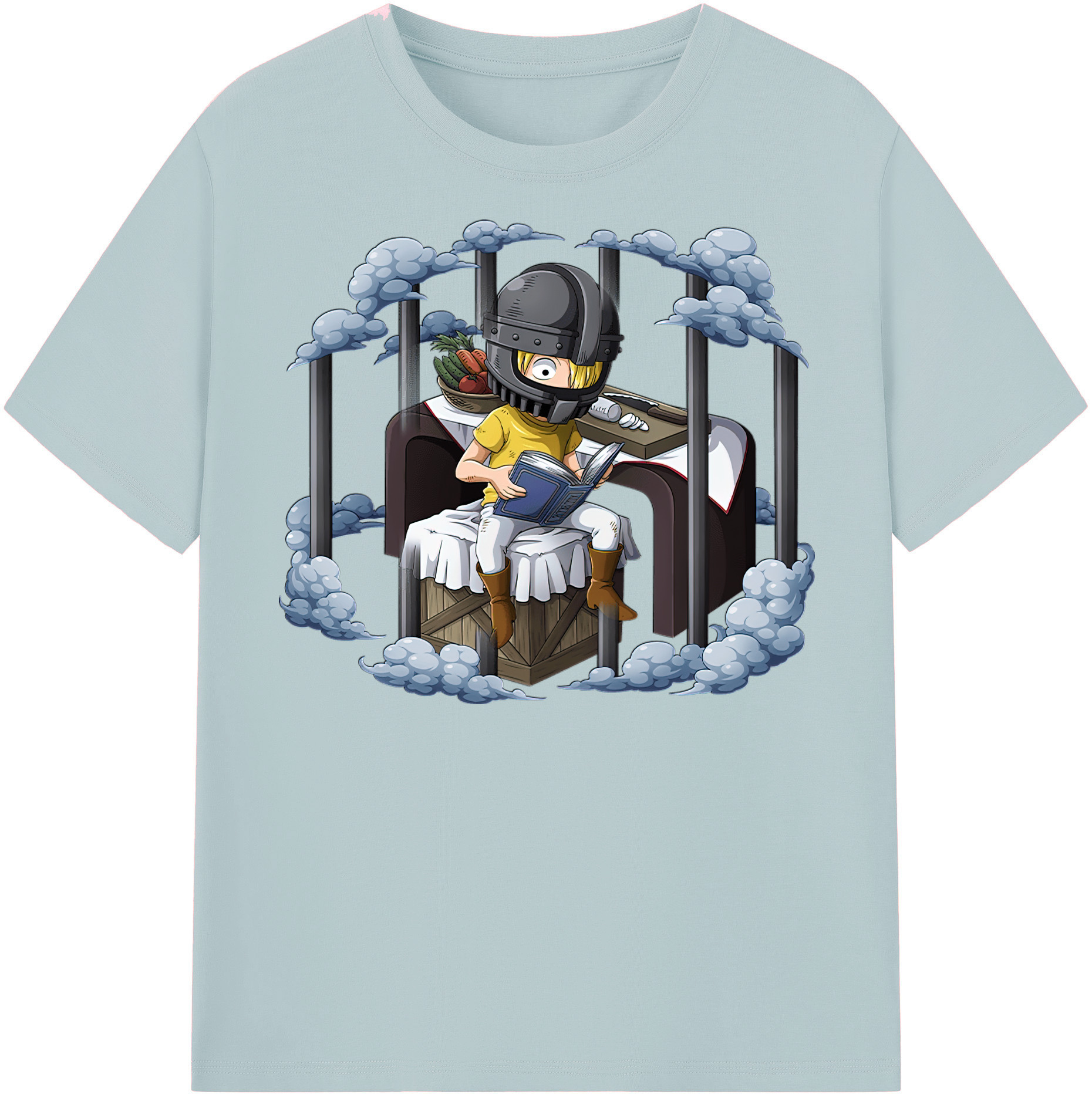 ワンピース サンジ ONE PIECE Sanji 綿100％半袖Tシャツ（フロントプリント）